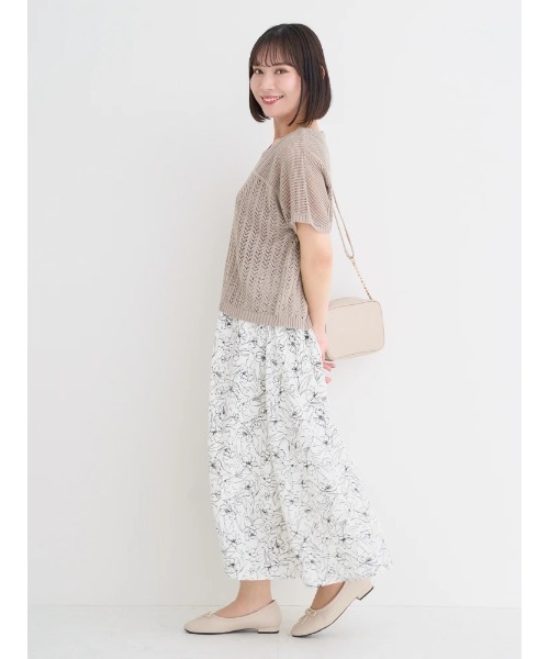 「Re-J&SUPURE」 コンビワンピース - モカ レディース_画像9