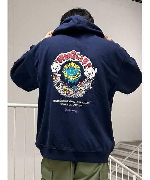 Right-on（ライトオン） パーカー 「Philip Lumbang」プリント