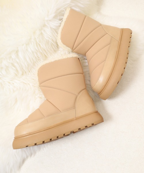 FUNALIVE（ファンアライブ） ブーツ L.B.Evans Katy snow 厚底ボア
