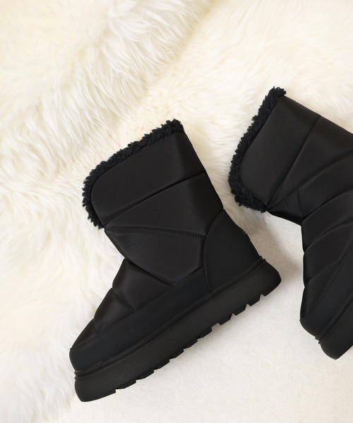 FUNALIVE（ファンアライブ） ブーツ L.B.Evans Katy snow 厚底ボア