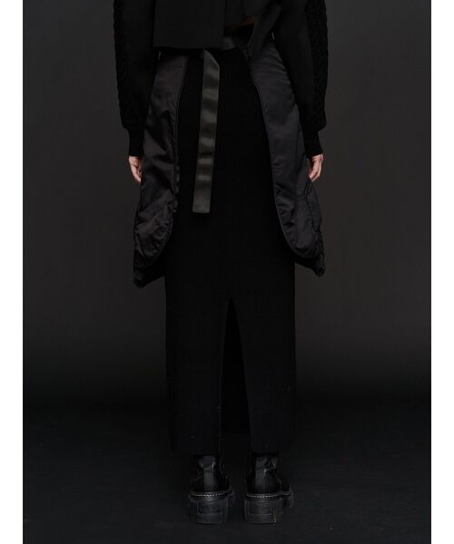 UN3D.（アンスリード） ロング スカート BODY BAG DOCKING SKIRT