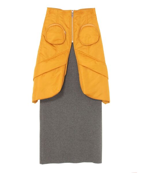 UN3D.（アンスリード） ロング スカート BODY BAG DOCKING SKIRT