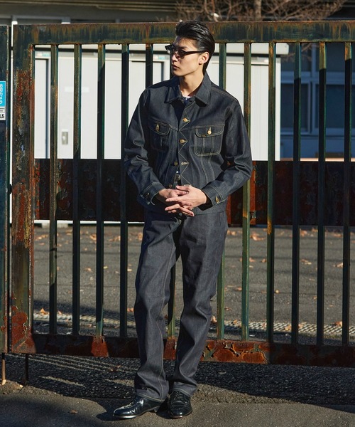 Lee 「Lee」 デニムジャケット MEDIUM ノンウォッシュ メンズ