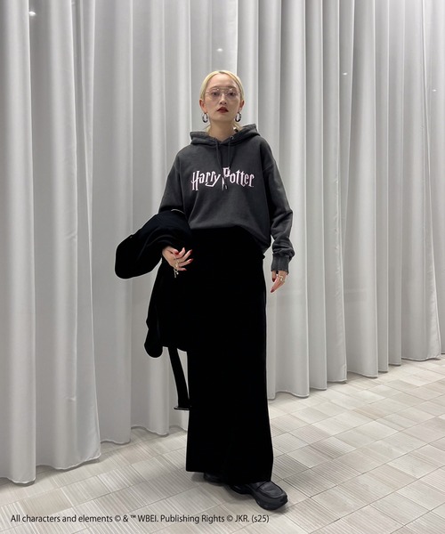 Ameri（アメリ） パーカー Harry Potter PIGMENT HOODIE レディース 