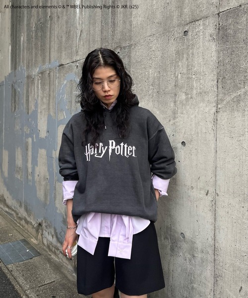 Ameri（アメリ） パーカー Harry Potter PIGMENT HOODIE レディース 