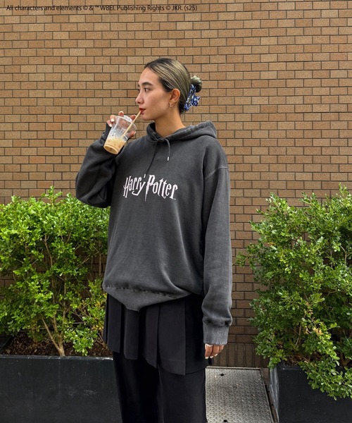 Ameri（アメリ） パーカー Harry Potter PIGMENT HOODIE レディース 
