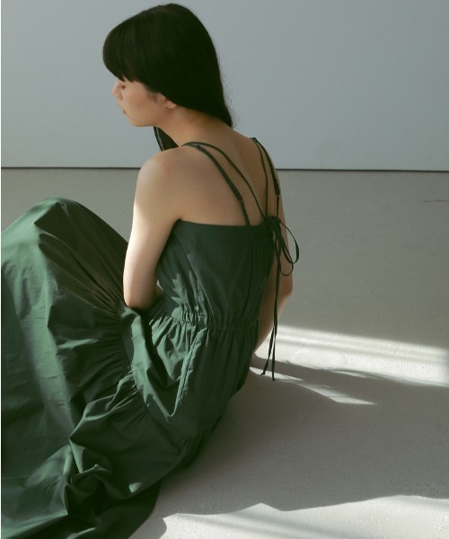 「CASA FLINE」 キャミソールワンピース FREE グリーン レディース_画像5