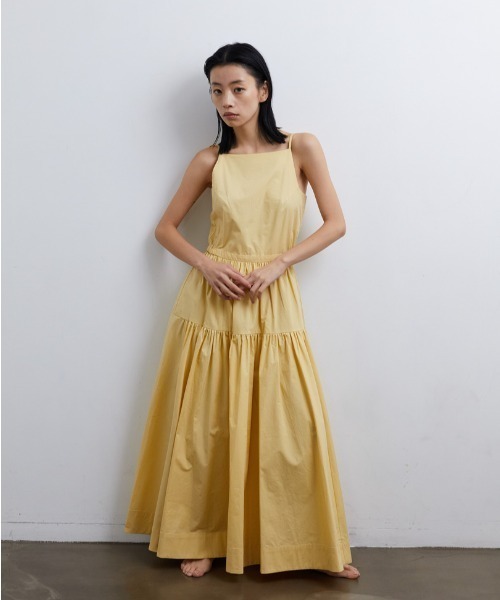 「CASA FLINE」 キャミソールワンピース FREE グリーン レディース_画像8