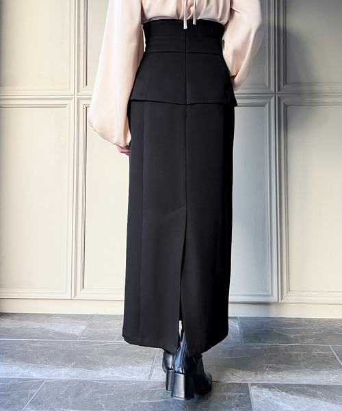 「JUNOAH」 スカート X-LARGE ブラック レディース_画像6