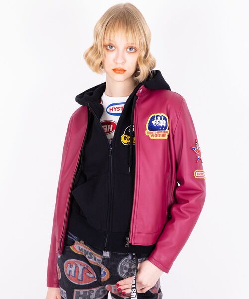 HYSTERIC GLAMOUR（ヒステリックグラマー） レザージャケット SMALL