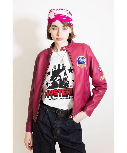 HYSTERIC GLAMOUR（ヒステリックグラマー） レザージャケット SMALL