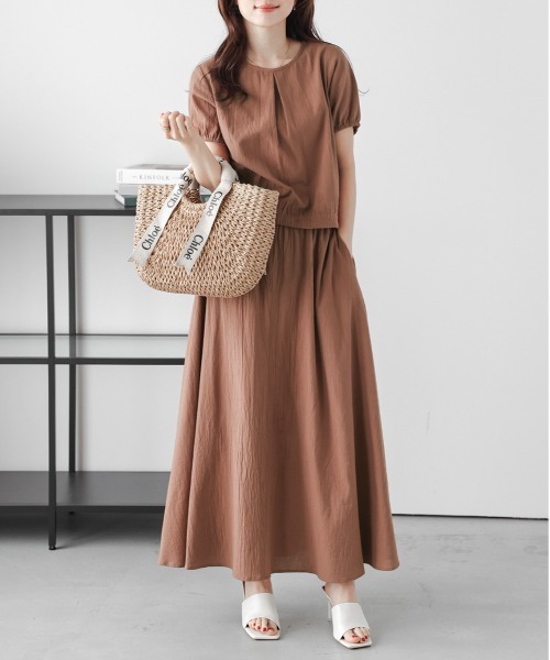 「SUGAR BISKET」 セットアップ フリー オリーブ レディース_画像9