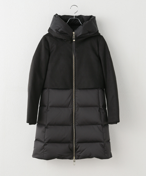 未使用品　DUNOダウン　黒　デュノダウン DUNO（デュノ） ダウンコート ダウンジャケット 「WEB・一部店舗限定