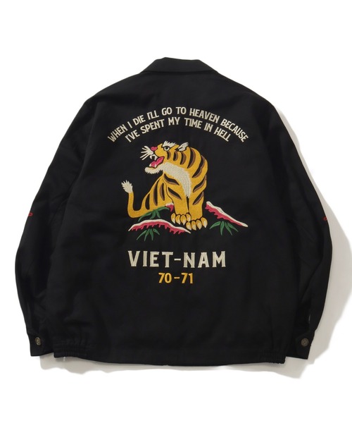 「HOUSTON」 ブルゾン L オリーブドラブ メンズ_画像2