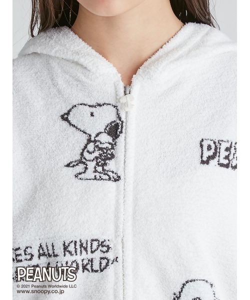 gelato pique（ジェラートピケ） ジップアップパーカー「PEANUTSコラボ