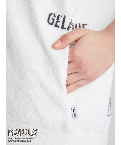 gelato pique（ジェラートピケ） ジップアップパーカー「PEANUTSコラボ