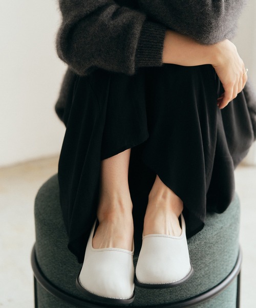 「coca（ANDEX shoes product）」 フラットパンプス 23cm ブラック レディース_画像4
