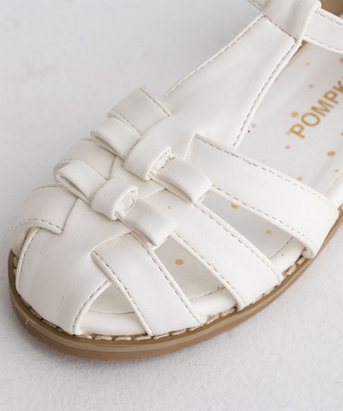 「POMPKINS」 「KIDS」フラットサンダル 15cm ホワイト系その他 キッズ_画像5