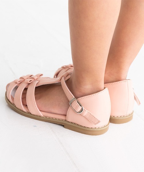 「POMPKINS」 「KIDS」フラットサンダル 15cm ホワイト系その他 キッズ_画像8