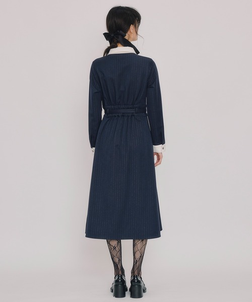 REDYAZEL（レディアゼル） ワンピース フロントZIPストライプロング