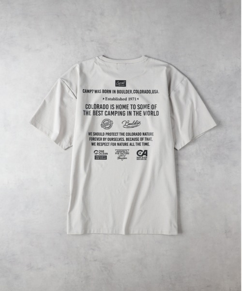 「CAMP7」 半袖Tシャツ X-LARGE ベージュ メンズ_画像5