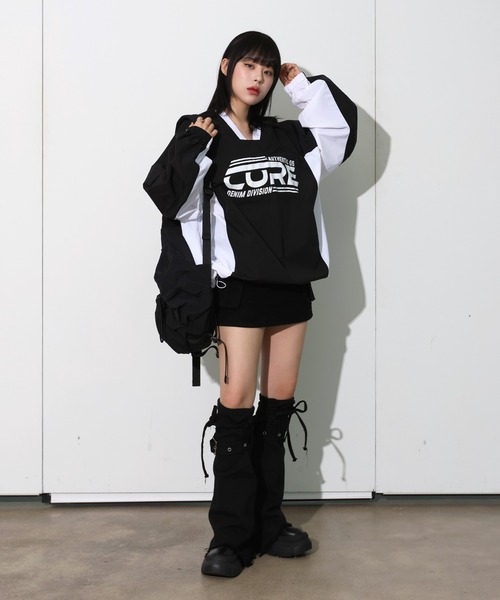 「FOLLOWIN」 「rumor」長袖カットソー FREE ネイビー レディース_画像5