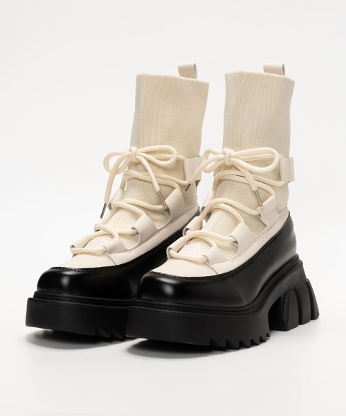 「SVEC」 ショートブーツ 36 ブラック レディース_画像2