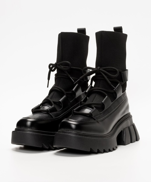 「SVEC」 ショートブーツ 36 ブラック レディース_画像3