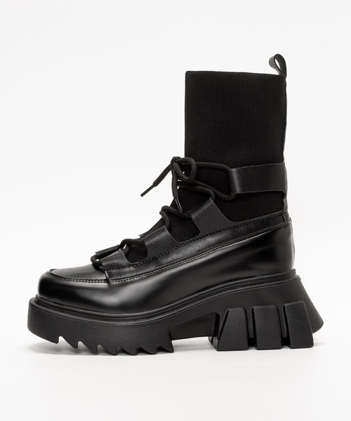 「SVEC」 ショートブーツ 36 ブラック レディース_画像5