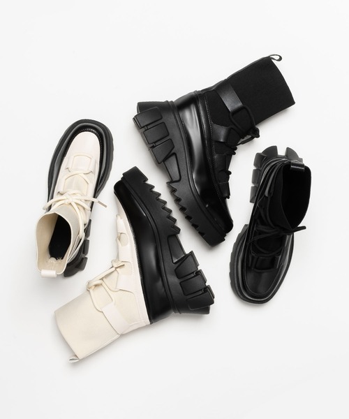 「SVEC」 ショートブーツ 36 ブラック レディース_画像6