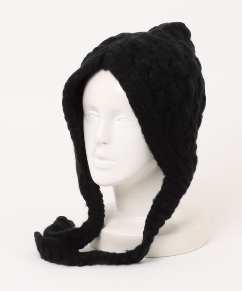 HALEY PESCA ニット帽 ニットキャップ HALEY PESCA/かぎあみニット