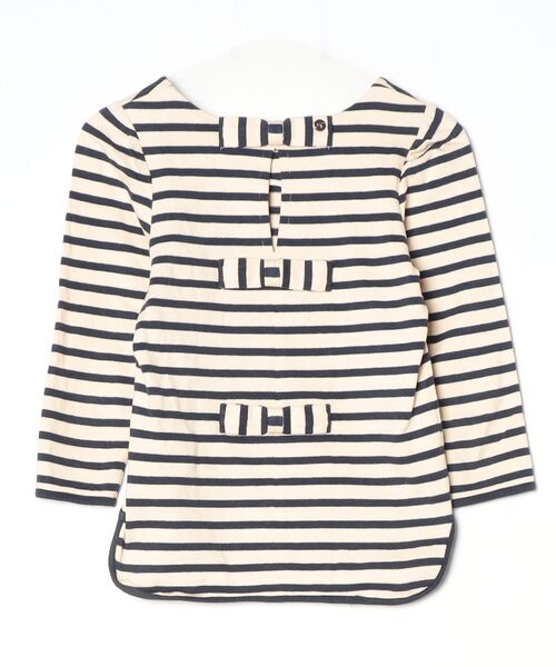 「Kaon」 ボーダー柄長袖カットソー FREE ベージュ レディース_画像2