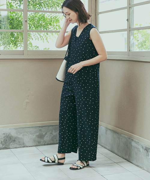 「URBAN RESEARCH DOORS」 オールインワン MEDIUM ナチュラル レディース