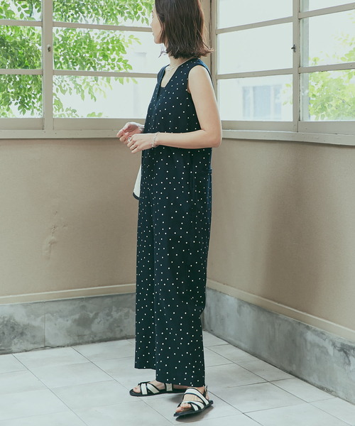 「URBAN RESEARCH DOORS」 オールインワン MEDIUM ナチュラル レディース
