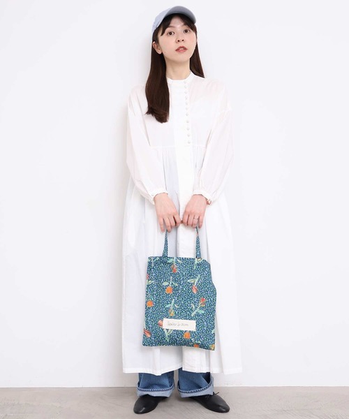 l'atelier du savon（アトリエドゥサボン） トートバッグ ちぎり絵の