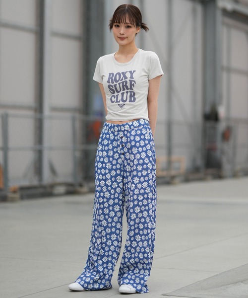 ROXY（ロキシー） ワイドパンツ パンツ ロングパンツ ワイドパンツ 花