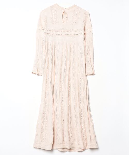 「CASA FLINE」 ニットワンピース FREE ベージュ レディース_画像2