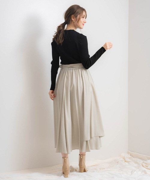 「NOELA」 フレアスカート S ライトグリーン レディース_画像5