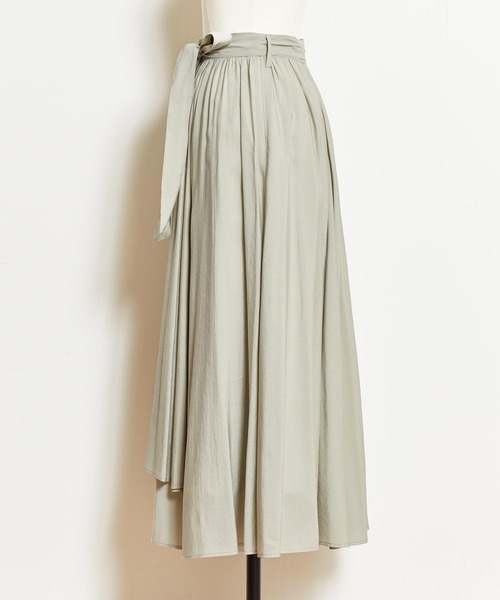 「NOELA」 フレアスカート S ライトグリーン レディース_画像7