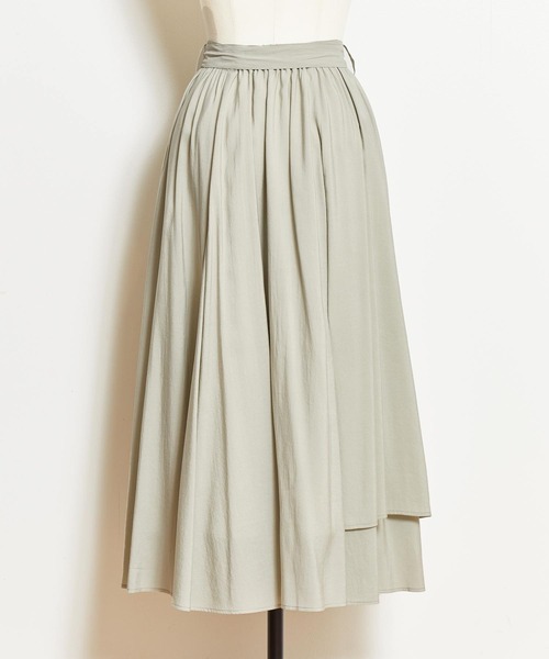 「NOELA」 フレアスカート S ライトグリーン レディース_画像8