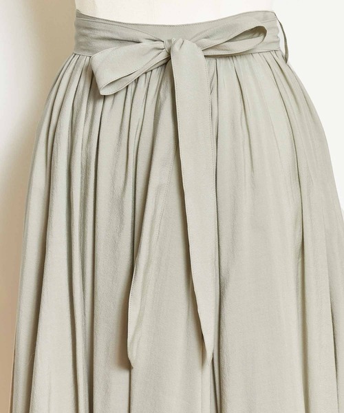 「NOELA」 フレアスカート S ライトグリーン レディース_画像9