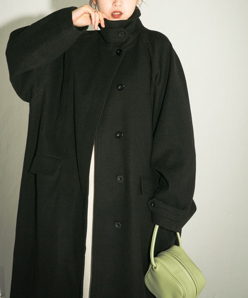 「KBF」 ステンカラーコート 36 ライトグレー レディース_画像9