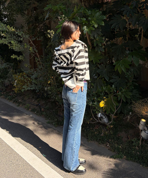 ジーンズ デニム デニムパンツ フレアデニムパンツ レディース メンズ