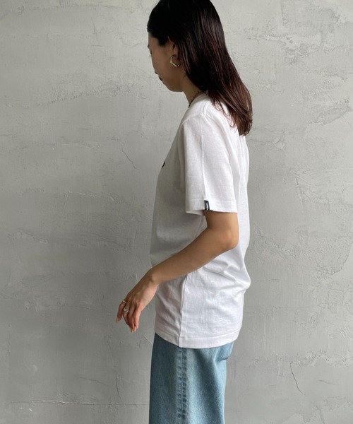 「AMERICANA」 半袖Tシャツ ONE SIZE グレイッシュベージュ レディース_画像7