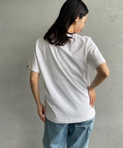 「AMERICANA」 半袖Tシャツ ONE SIZE グレイッシュベージュ レディース_画像8