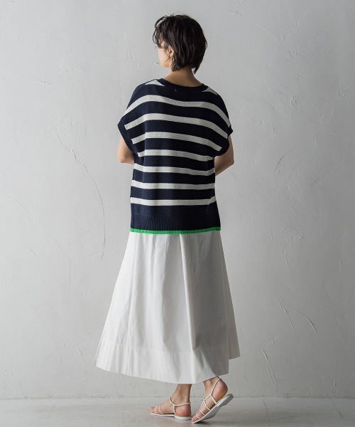 「MAYSON GREY」 半袖ニット 2 ホワイト レディース_画像9