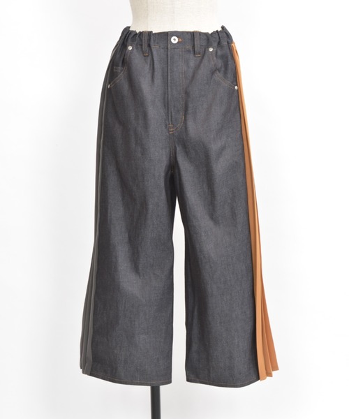 「gomme」 デニムパンツ MEDIUM ブラック レディース_画像3