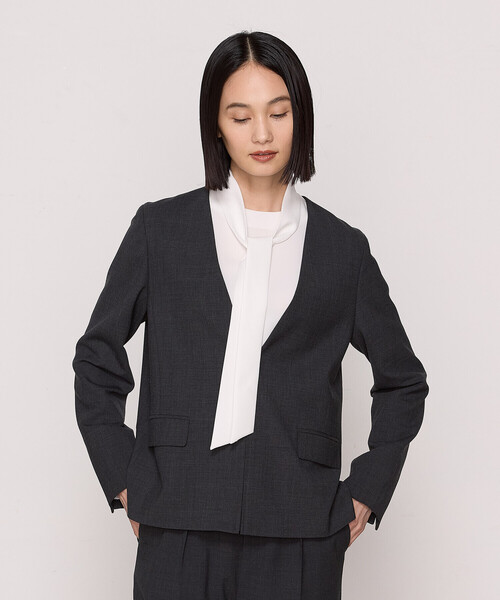 「COMME CA」 ジャケット 9号 ベージュ レディース_画像5