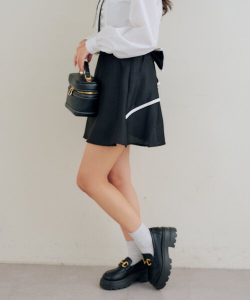 ANOTHER BRANCH OLIVE des OLIVE スカート BACKリボンモチーフミニ