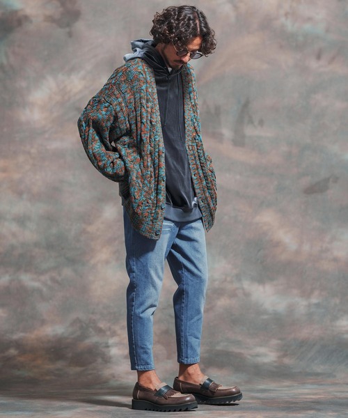 「Jih Nunc」 デニムパンツ S インディゴブルー メンズ_画像6